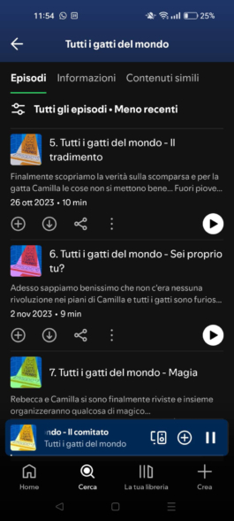 Gli episodi di