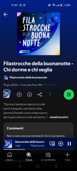Copertina illustrata del podcast