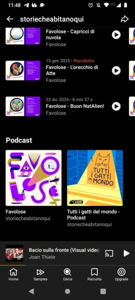 Copertine illustrate dei podcast per bambini
